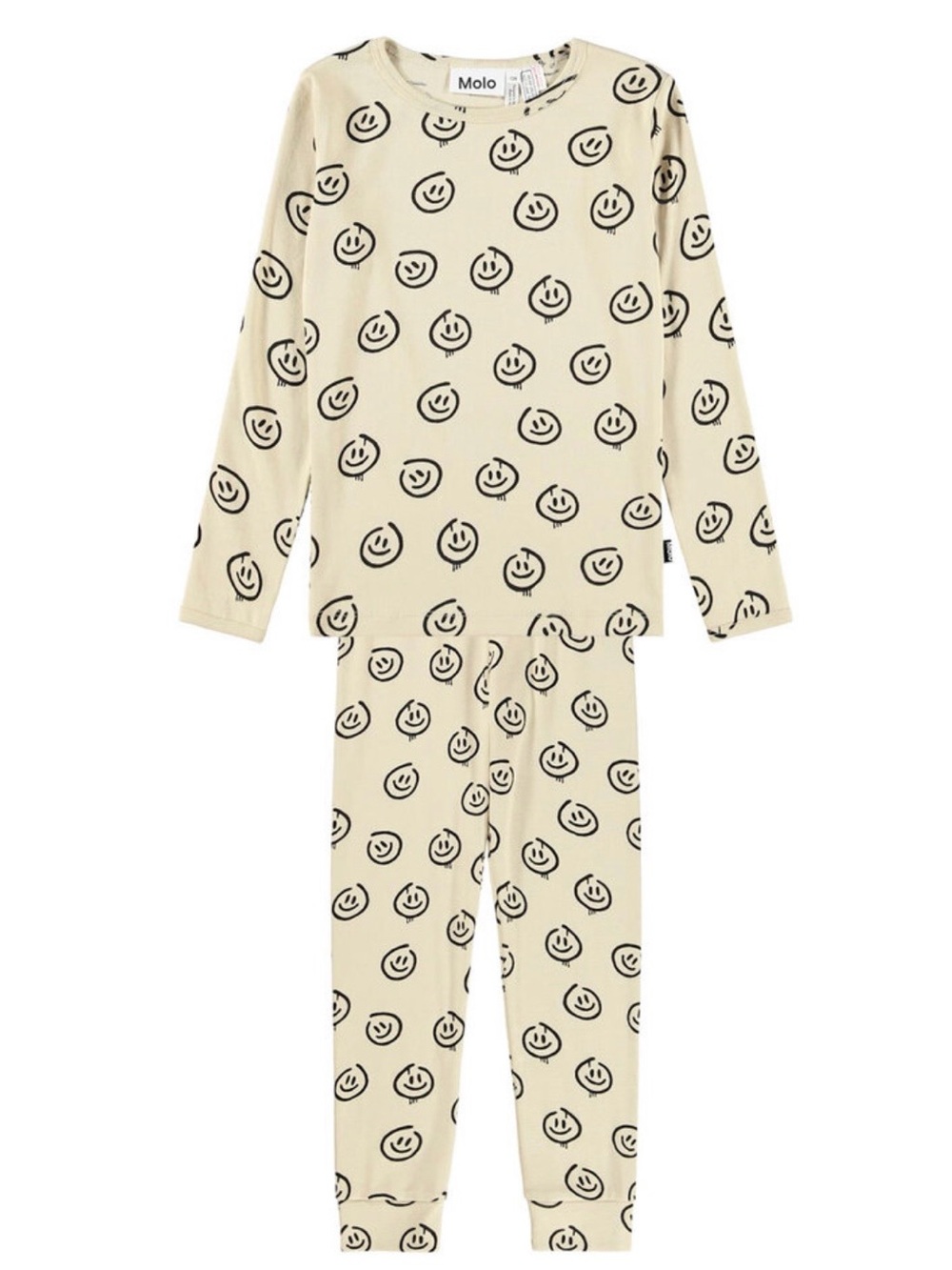 Molo Open Smiles Pajama Set - Size 10 years